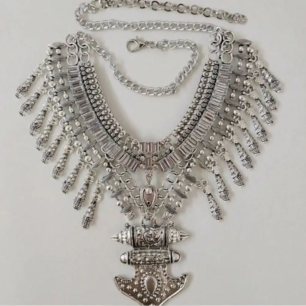 Boho statement necklace N1286